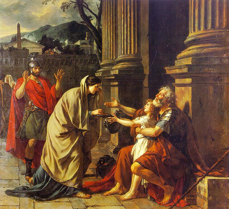 Jacques-Louis David Belisarius oil painting image